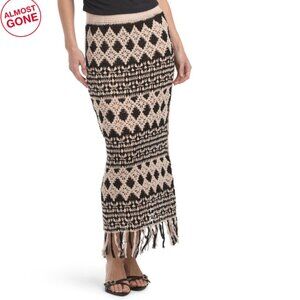 CAROLINA K multi Crochet Skirt